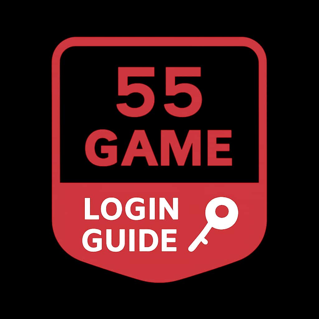 Icon representing the 55 Game Login Guide.