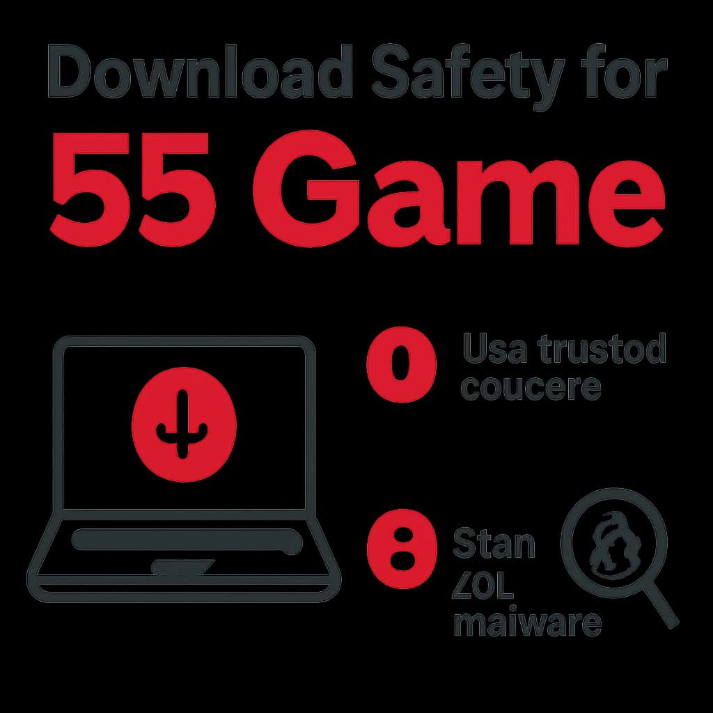 Diagram illustrating Download Safety for 55 Game.
