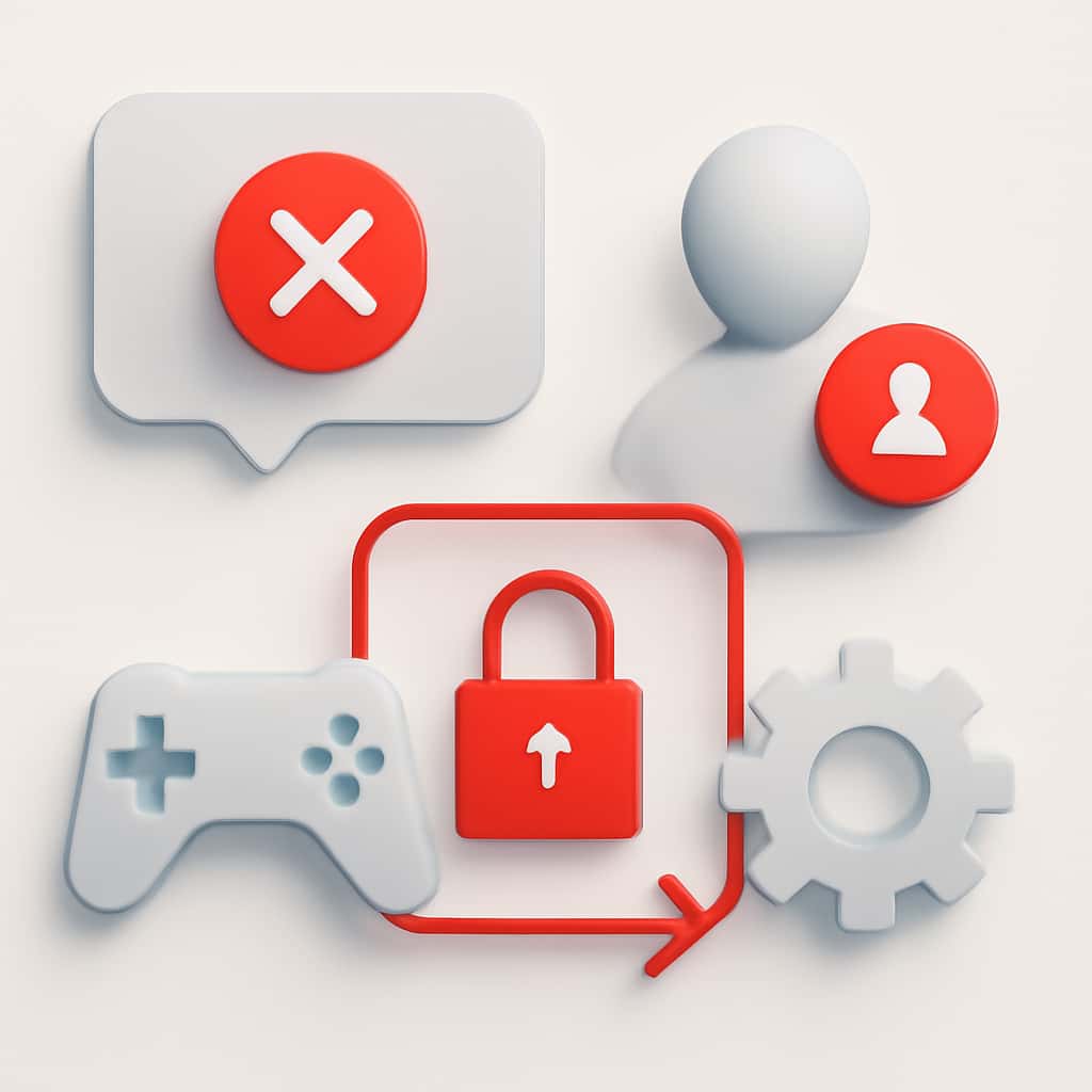 An educational diagram showing steps to fix login issues for 55 Game.