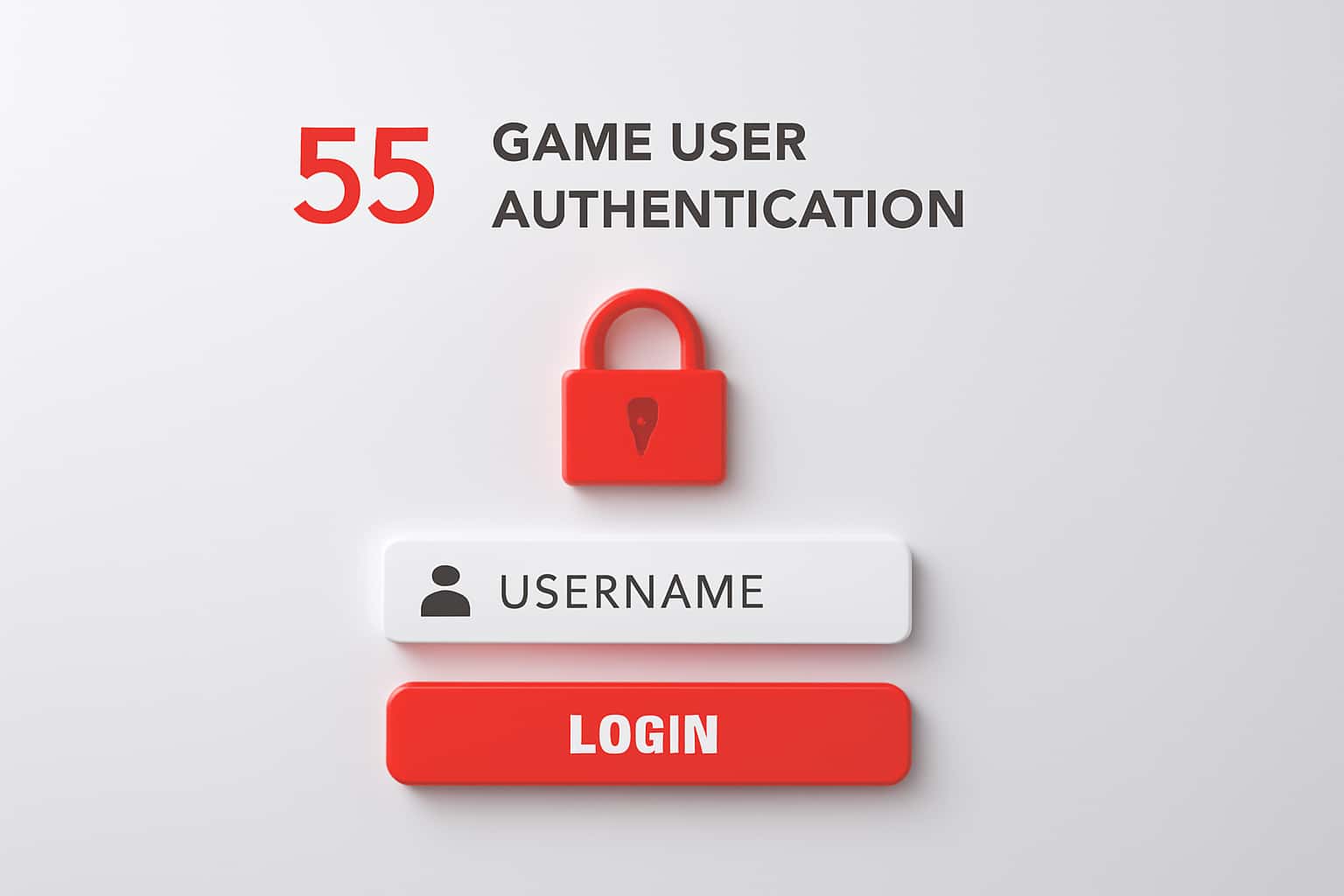 55 Game User Authentication Interface